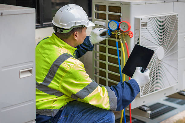 Professional Air Conditioning Repair technician working in Brant, NY